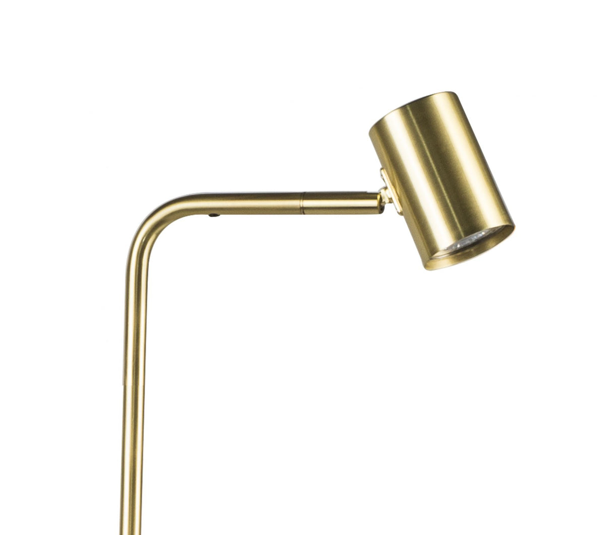Magnalux Diego 1 Light Floor Lamp Satin Brass Part Number - DIE01SBFL