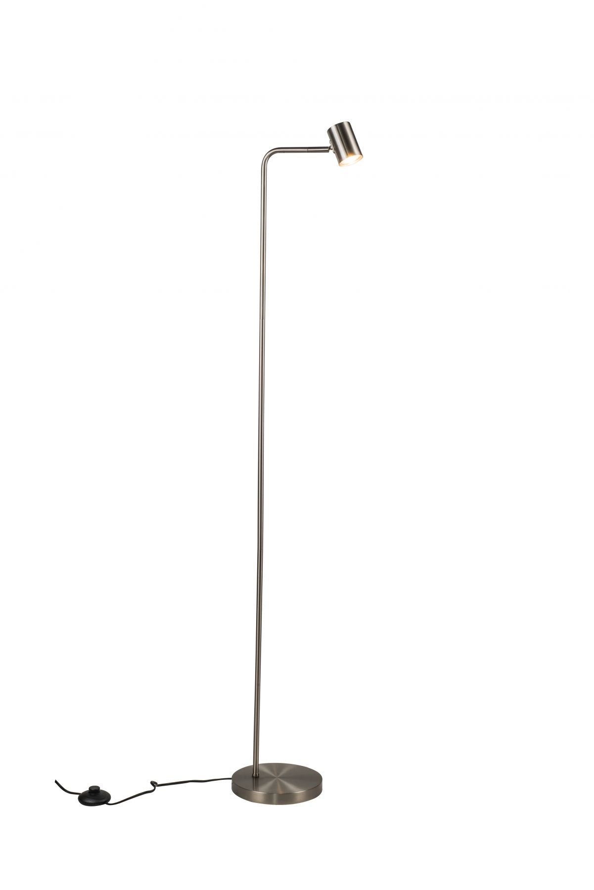 Magnalux Diego 1 Light Floor Lamp Satin Chrome Part Number - DIE01SCFL