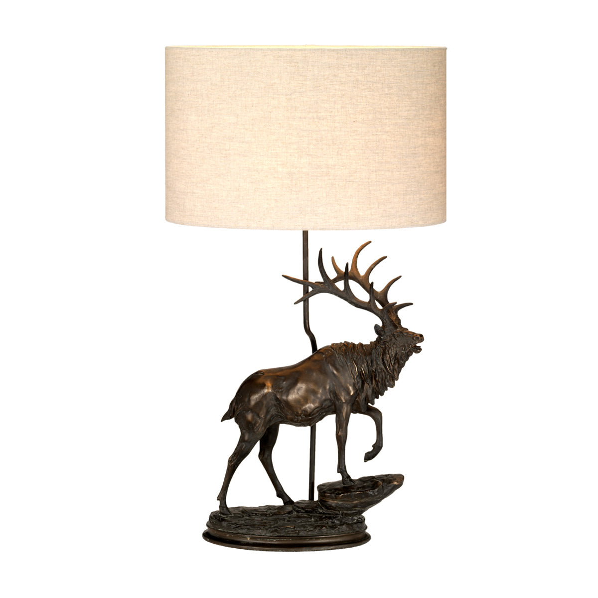 Designer's Lightbox Table Lamp from the Angus range. Angus 1 Light Table Lamp with Oval Shade Product Code = DL-ANGUS-TL