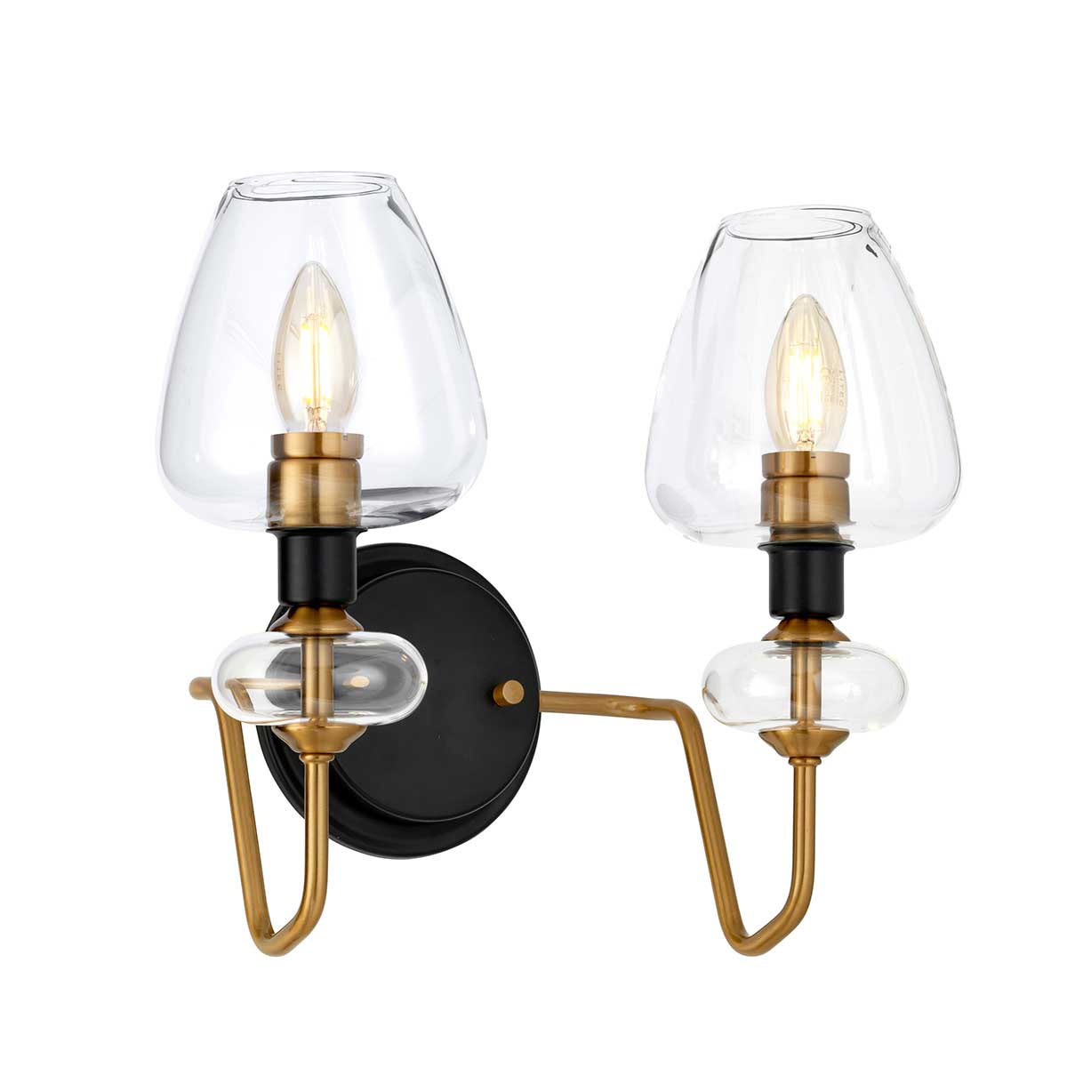 Elstead Lighting Wall Light from the Armand range. Armand 2 Light Wall Light Product Code = DL-ARMAND2-AB