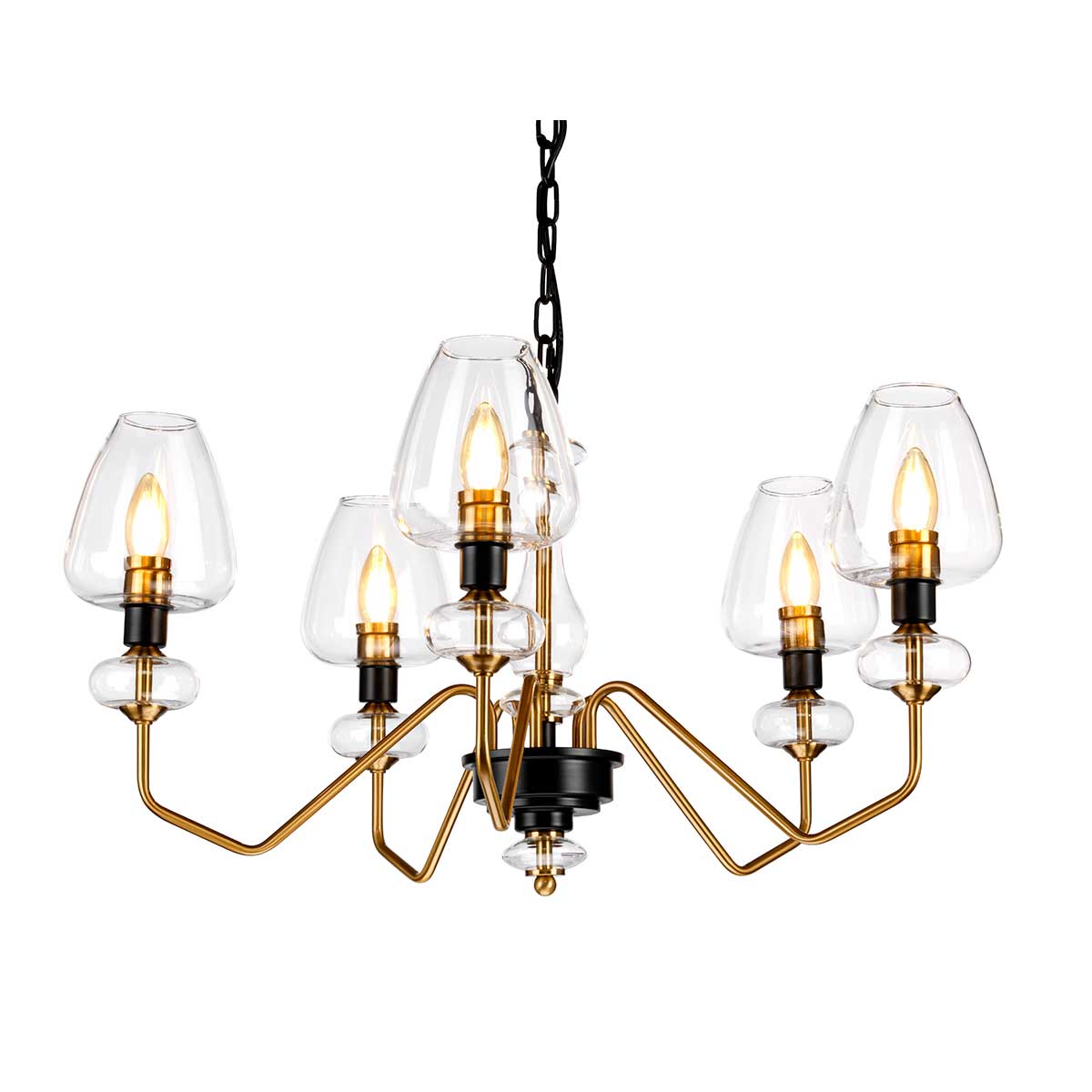 Elstead Lighting Chandelier from the Armand range. Armand 5 Light Chandelier Product Code = DL-ARMAND5-AB