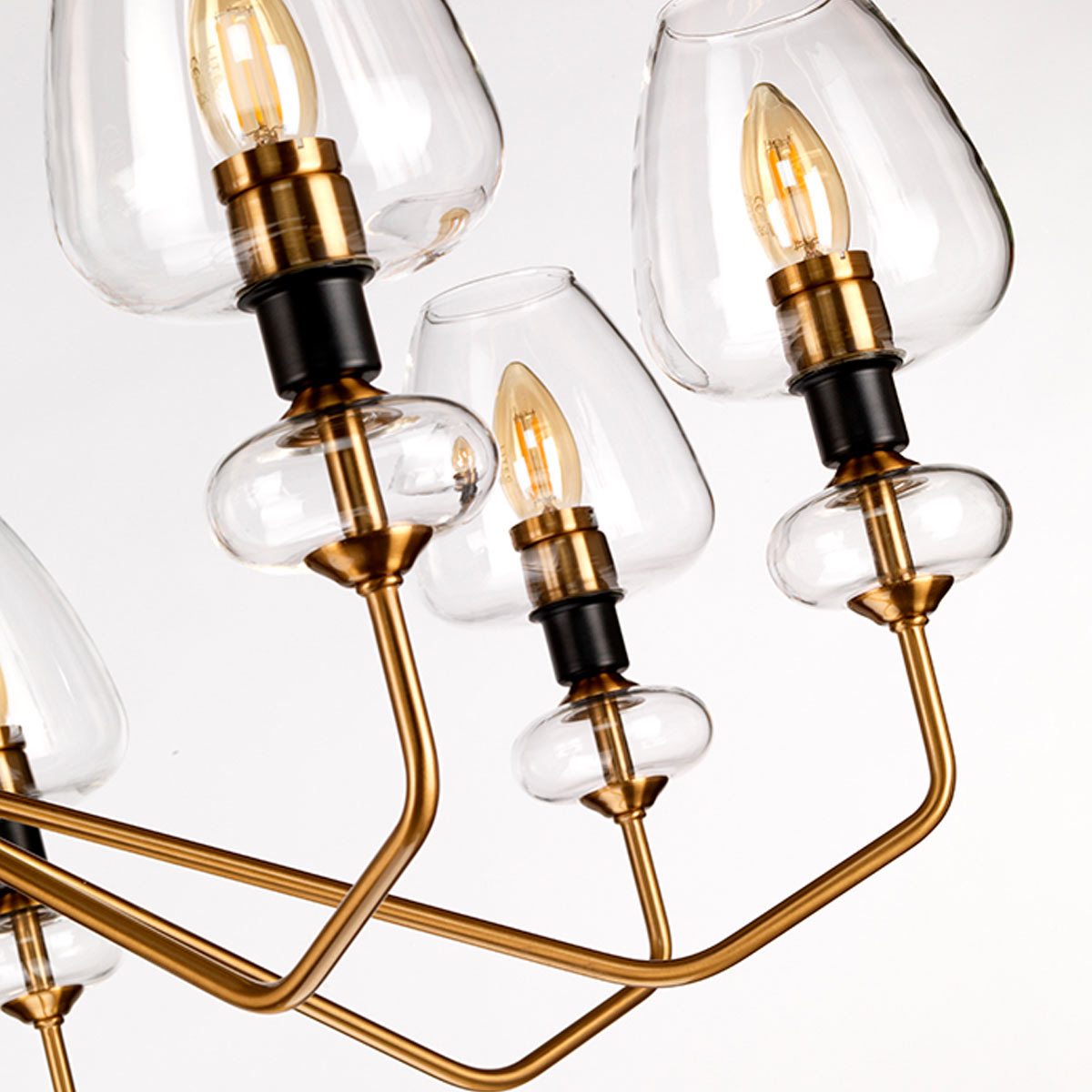 Elstead Lighting Chandelier from the Armand range. Armand 8 Light Chandelier Product Code = DL-ARMAND8-AB