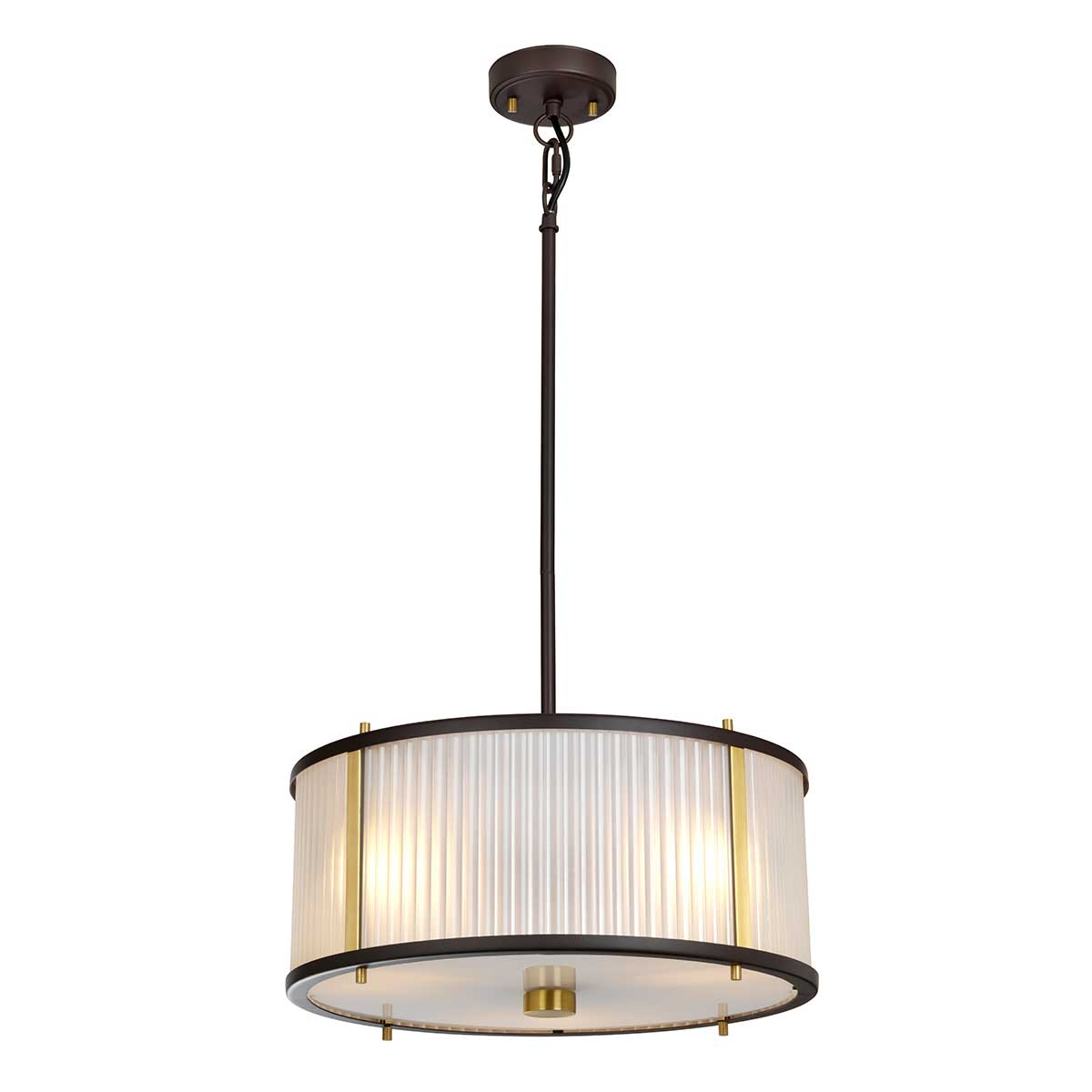 Elstead Lighting Pendant from the Corona range. Corona 3 Light Pendant Product Code = DL-CORONA-3P-BAB
