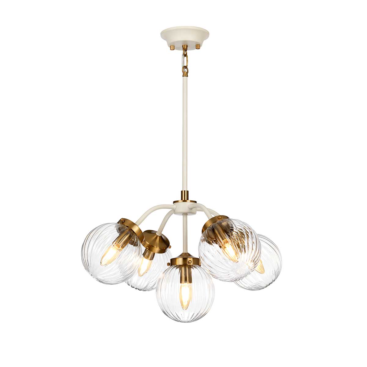 Elstead Lighting Pendant from the Cosmos range. Cosmos 5 Light Pendant Product Code = DL-COSMOS5