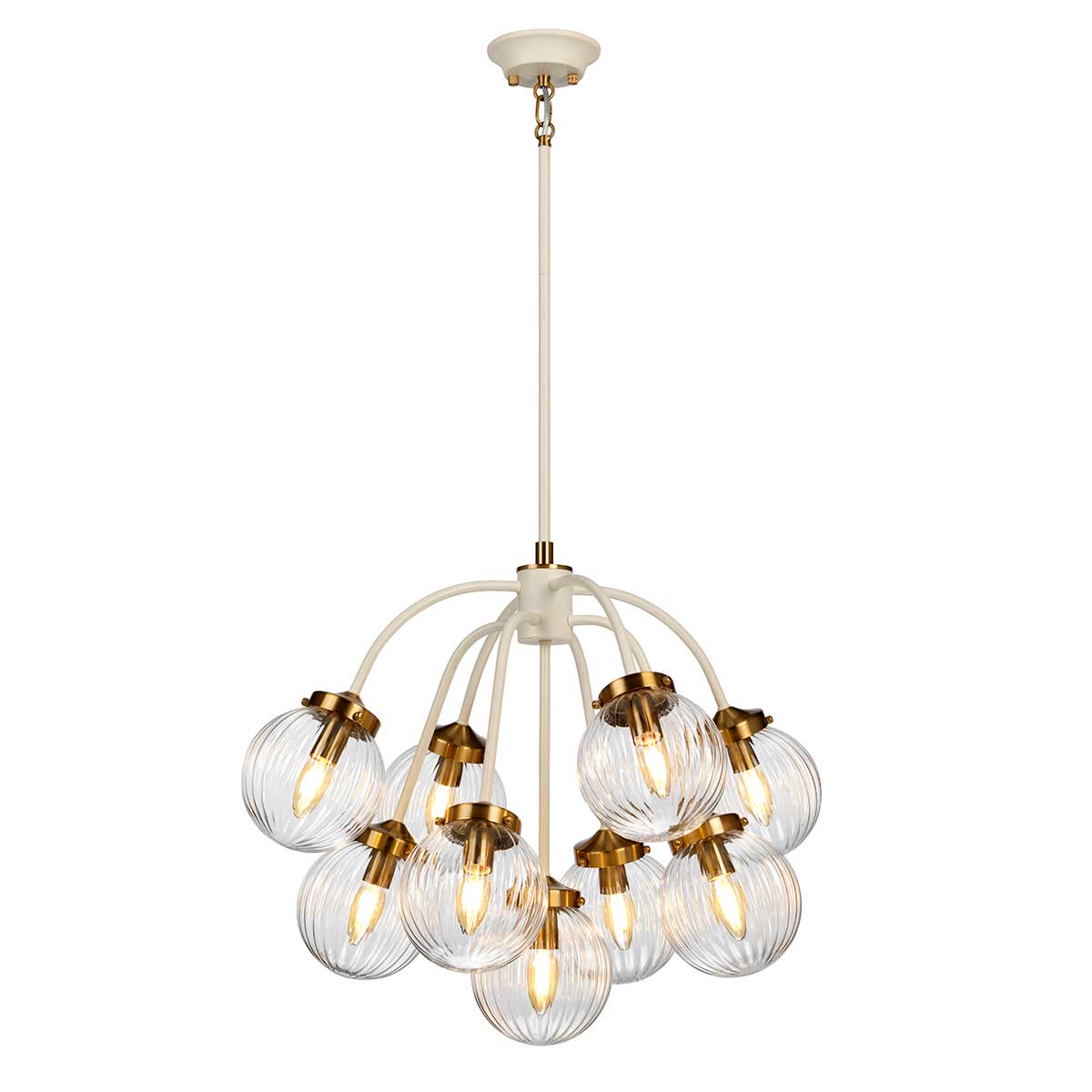 Elstead Lighting Pendant from the Cosmos range. Cosmos 9 Light Pendant Product Code = DL-COSMOS9