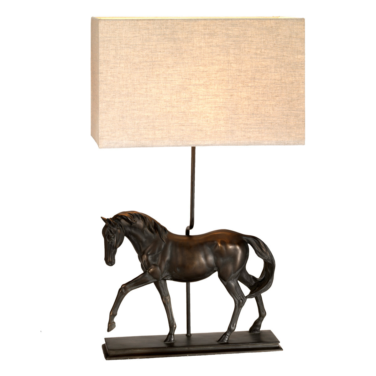 Designer's Lightbox Table Lamp from the Dorado range. Dorado 1 Light Table Lamp with Rectangle Shade Product Code = DL-DORADO-TL