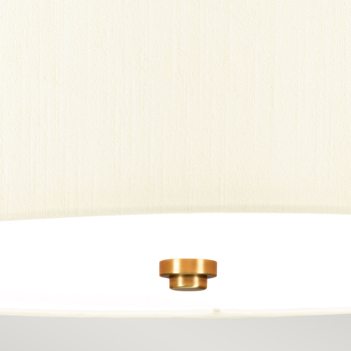 Designer's Lightbox Ceiling Flush from the Fletcher Flush range. Fletcher 18" Flush Product Code = DL-FLETCHER18-3LT-IV-AB