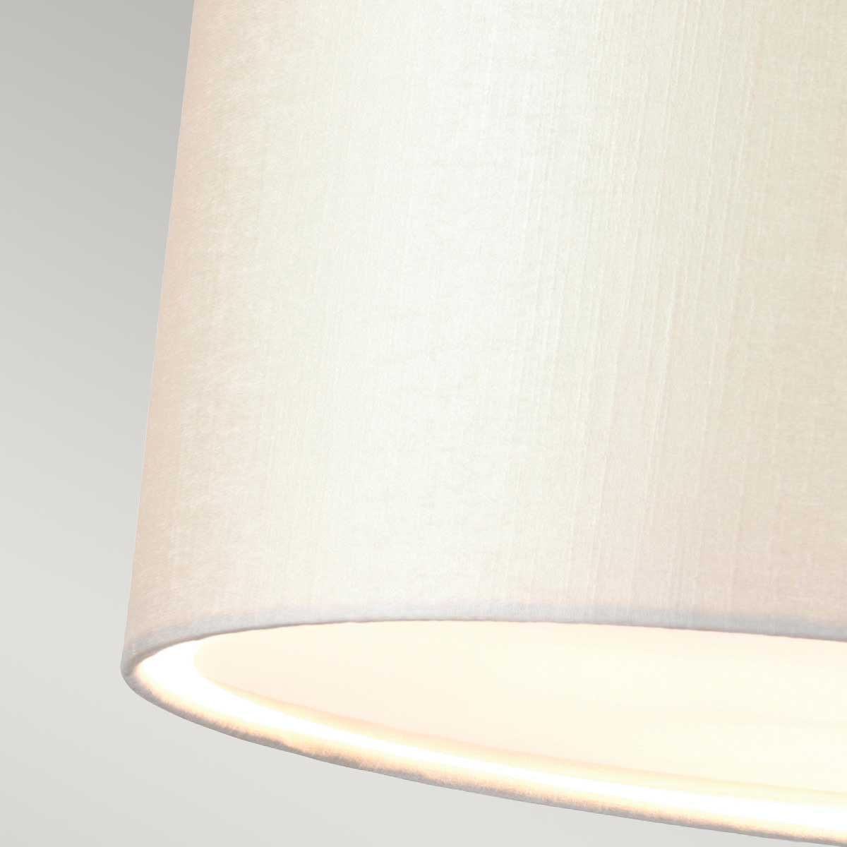 Designer's Lightbox Ceiling Flush from the Fletcher Flush range. Fletcher 34" Flush Product Code = DL-FLETCHER34-7LT-IV-PC