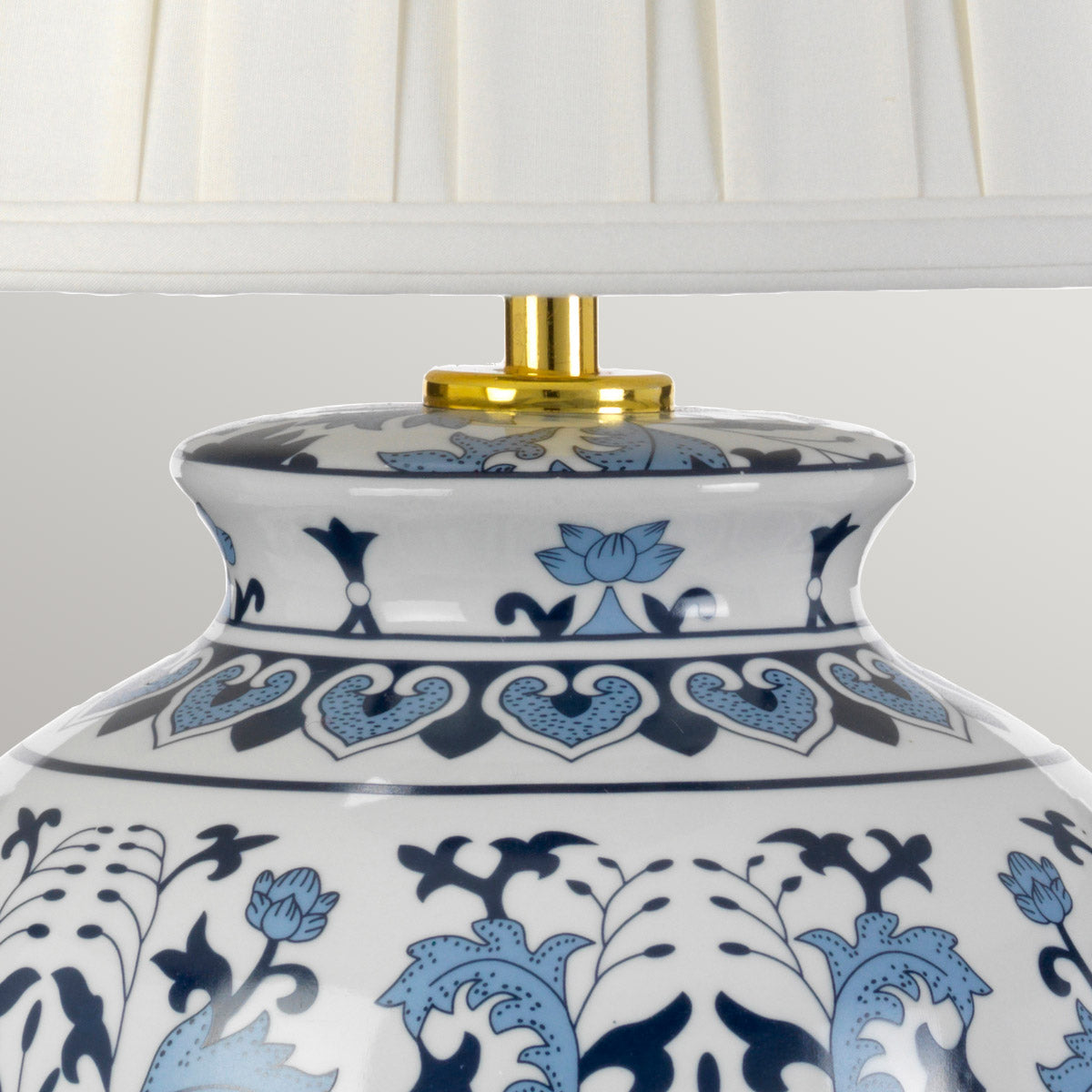 Designer's Lightbox Table Lamp from the Linyi range. Linyi 1 Light Table Lamp with Tall Empire Shade Product Code = DL-LINYI-TL