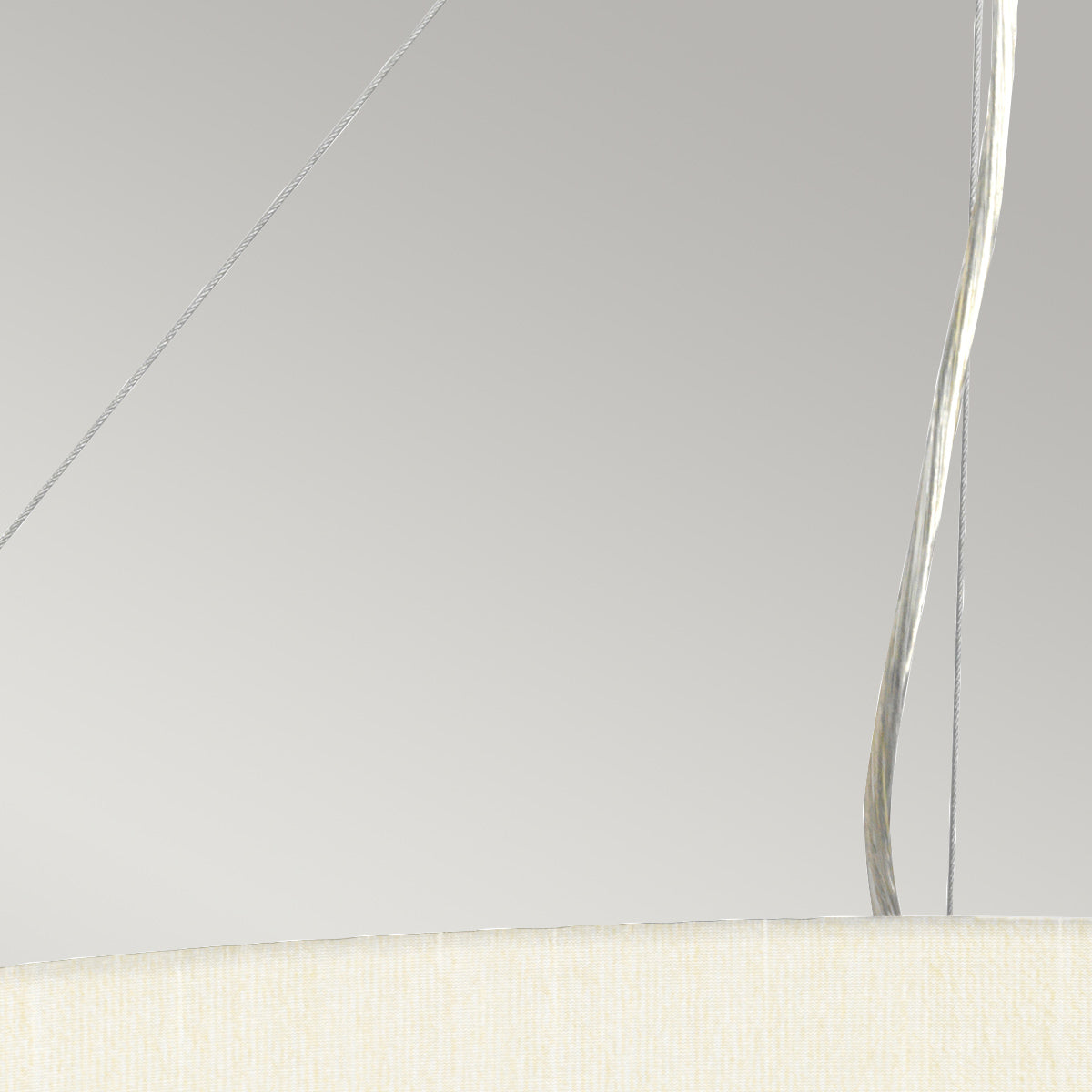 Designer's Lightbox Pendant from the Pearce range. Pearce 26" Pendant with Aged Brass Ceiling Pan Product Code = DL-PEARCE26-5LT-IV-AB