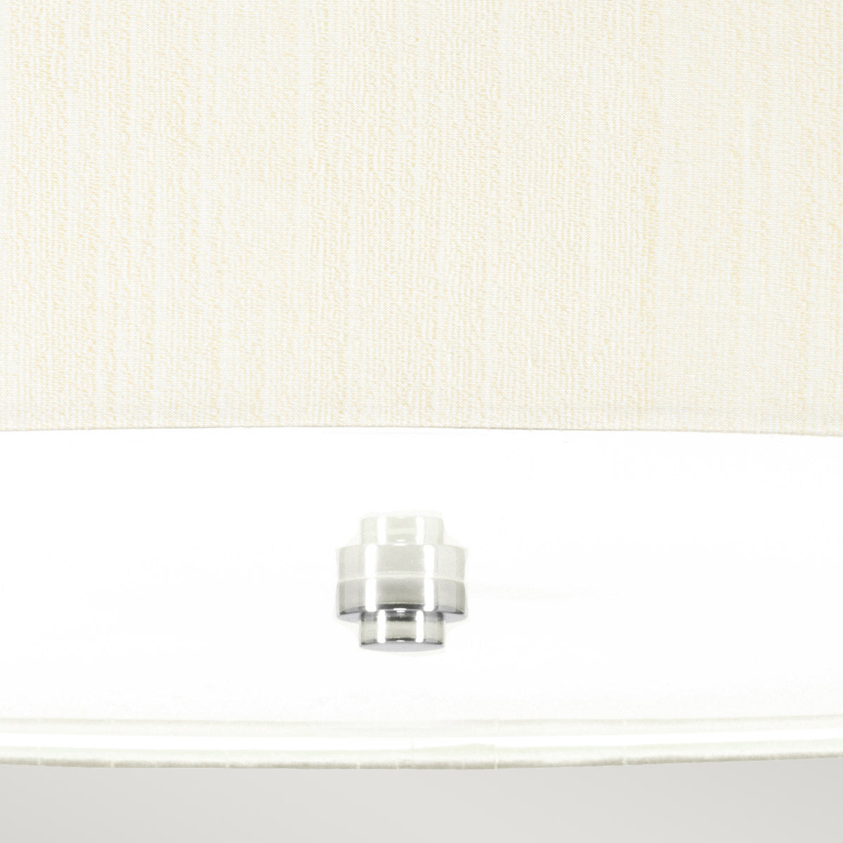 Designer's Lightbox Pendant from the Pearce range. Pearce 26" Pendant with Polished Chrome Ceiling Pan Product Code = DL-PEARCE26-5LT-IV-PC