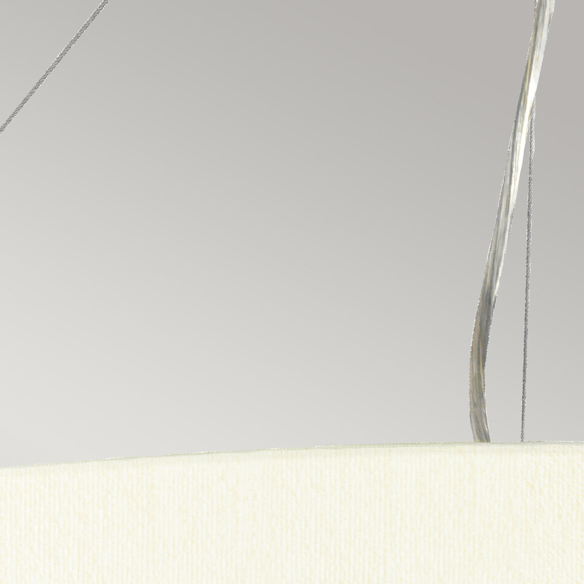 Designer's Lightbox Pendant from the Pearce range. Pearce 30" Pendant with Aged Brass Ceiling Pan Product Code = DL-PEARCE30-7LT-IV-AB