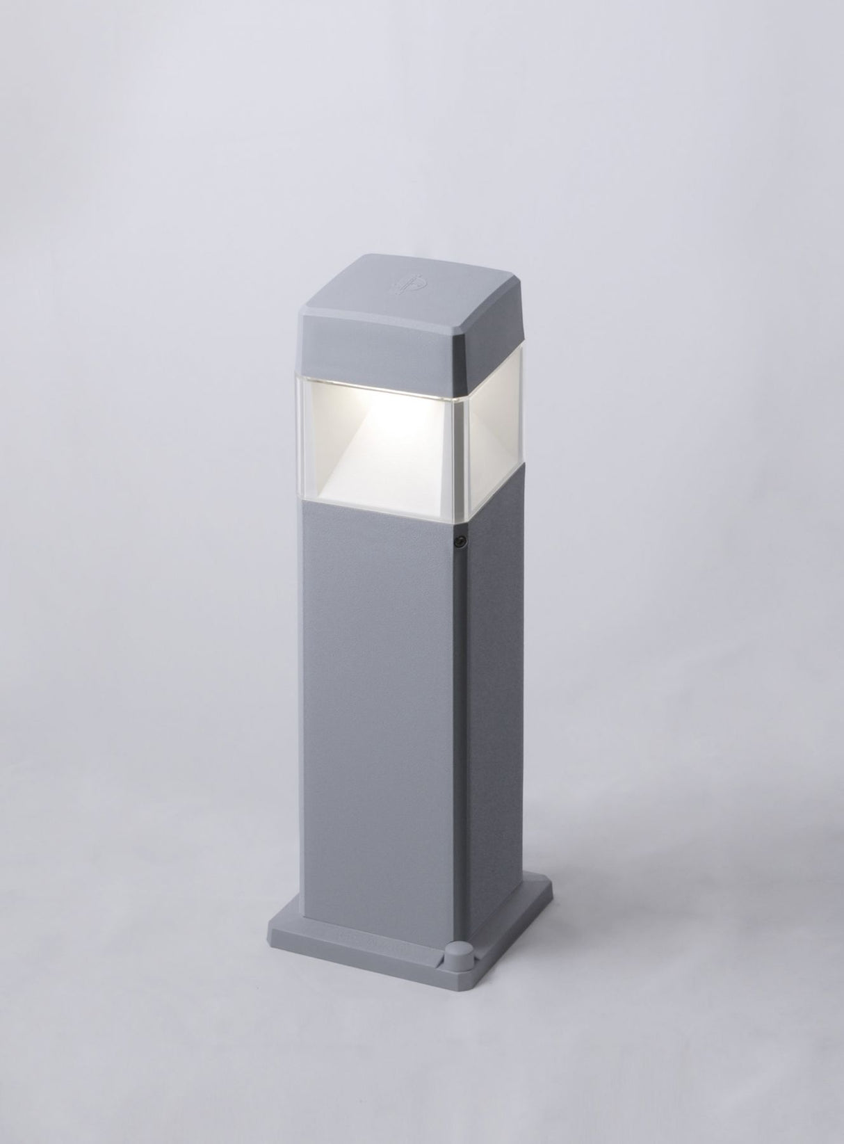 Magnalux Elisa 500 10W Grey Clear LED Bollard Post Light Part Number - ELISA500/LED10GY