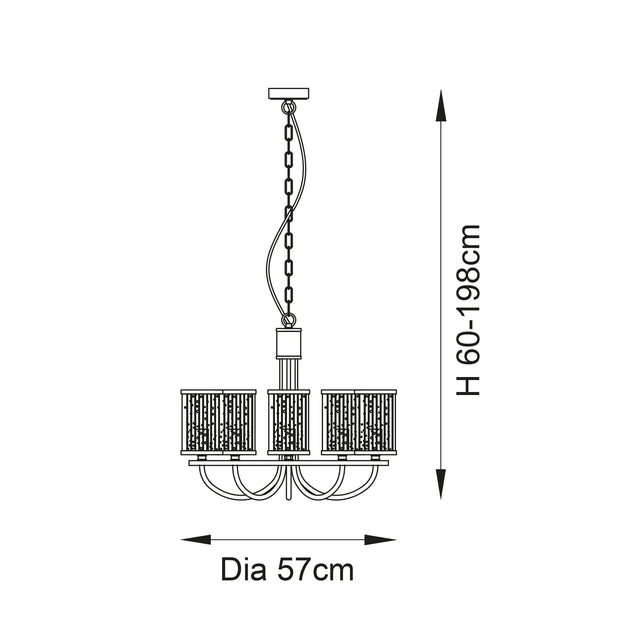 Endon Lighting - 100014 - Pendant Light