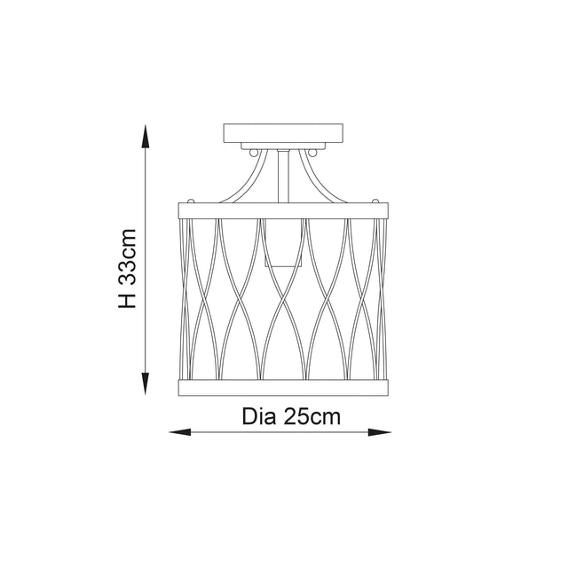 Endon Lighting - 61497 - Flush Light