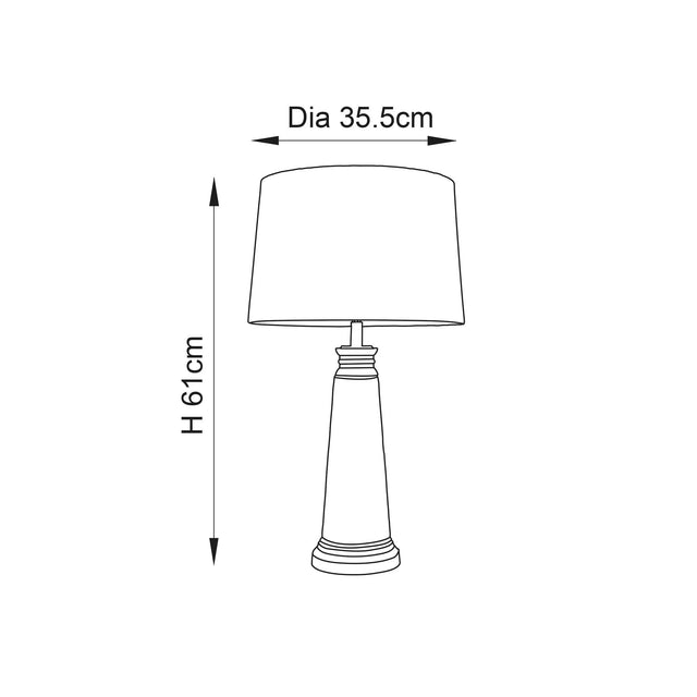 Endon Lighting - 90545 - Table Lamps