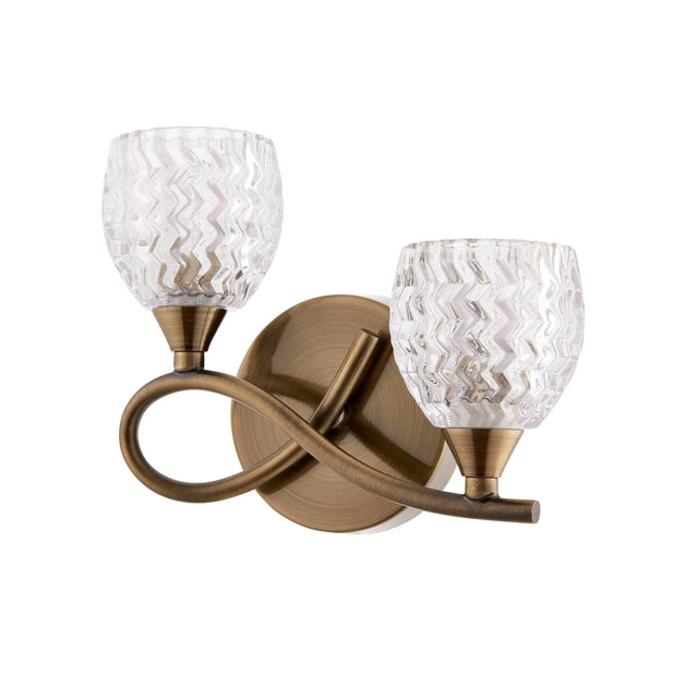 Endon Lighting - BOYER-2WBAB-L - Wall Lights