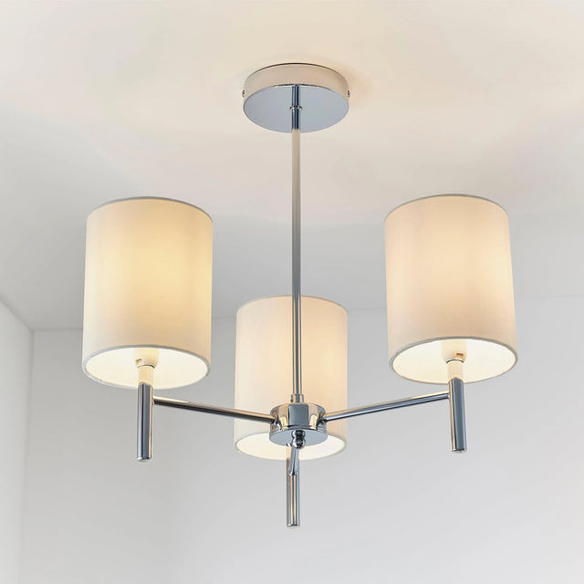 Endon Lighting - BRIO-3CH - Semi flush Light