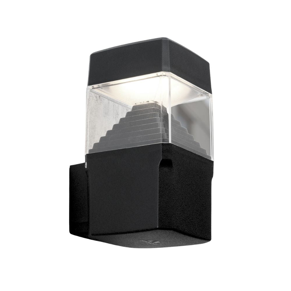 Magnalux ESTERAPPLIQUE/LED10BL Ester Applique Black Opal LED 10W CCT Wall Light FUMAGALLI