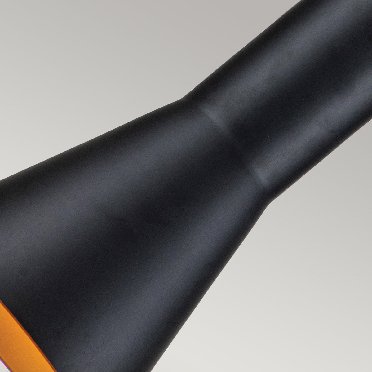 Elstead Lighting Pendant from the Etoile range. Etoile 1lt Medium Pendant - Matte Black and Gold Leaf Product Code = ETOILE-P-M-MB