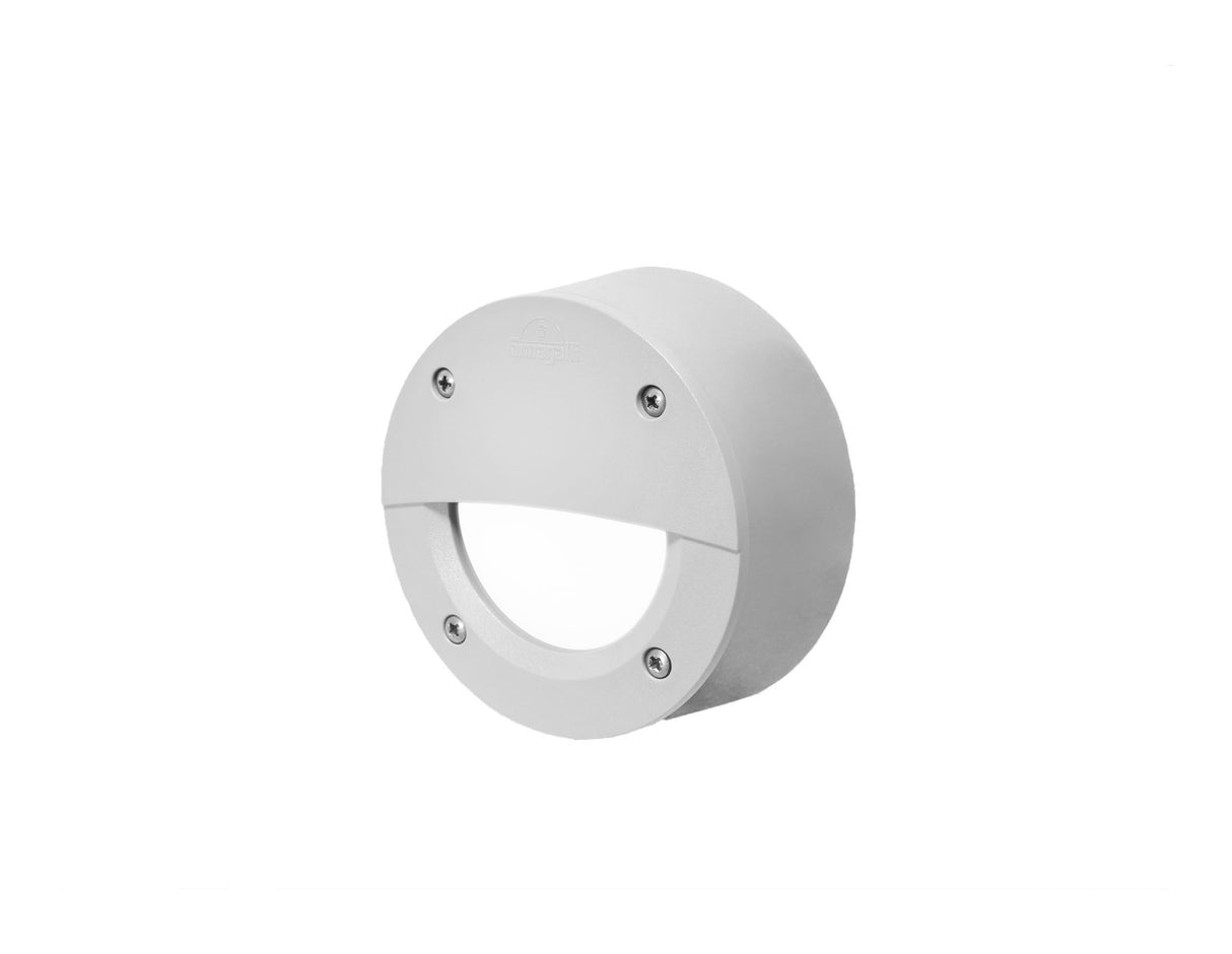 Magnalux ExtraLeti100 Round Grey Eyelid Opal LED GX53 3W Wall Light Part Number - EXTRALETI100RDELGY