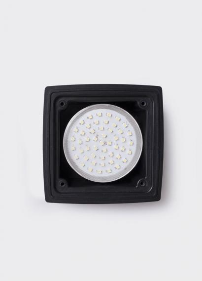 Magnalux Extra Leti 100 Grey Eyelid Opal LED GX53 3W Wall Light Part Number - EXTRALETI100SQELGY