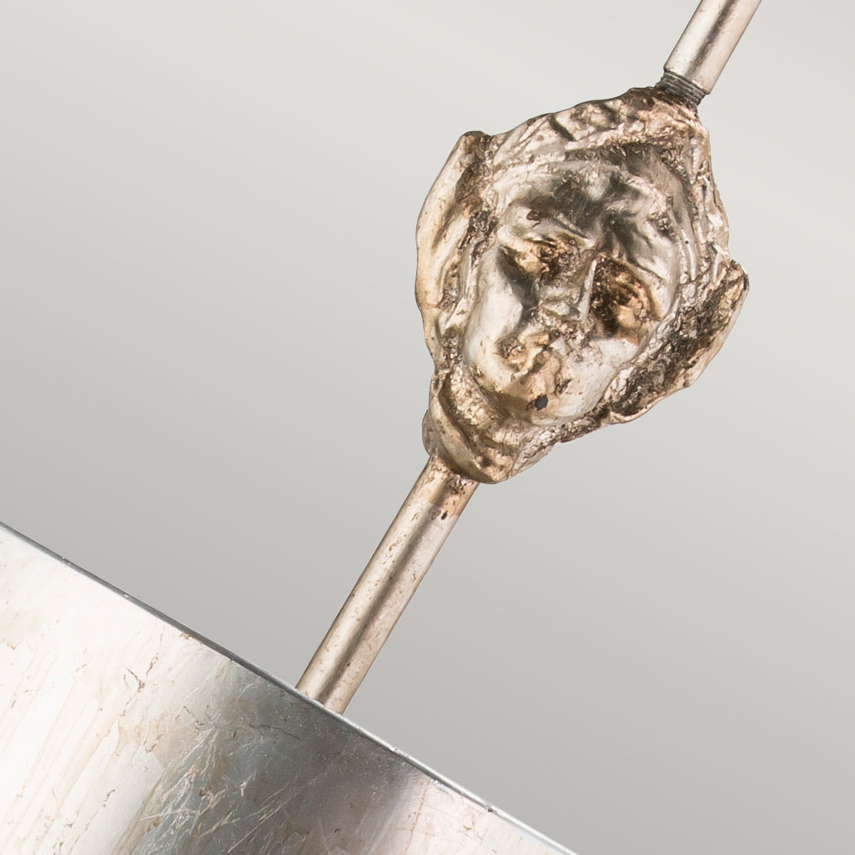 Flambeau Pendant from the Fragment range. Fragment 1 Light Small Pendant - Silver Product Code = FB-FRAGMENT-S-PS