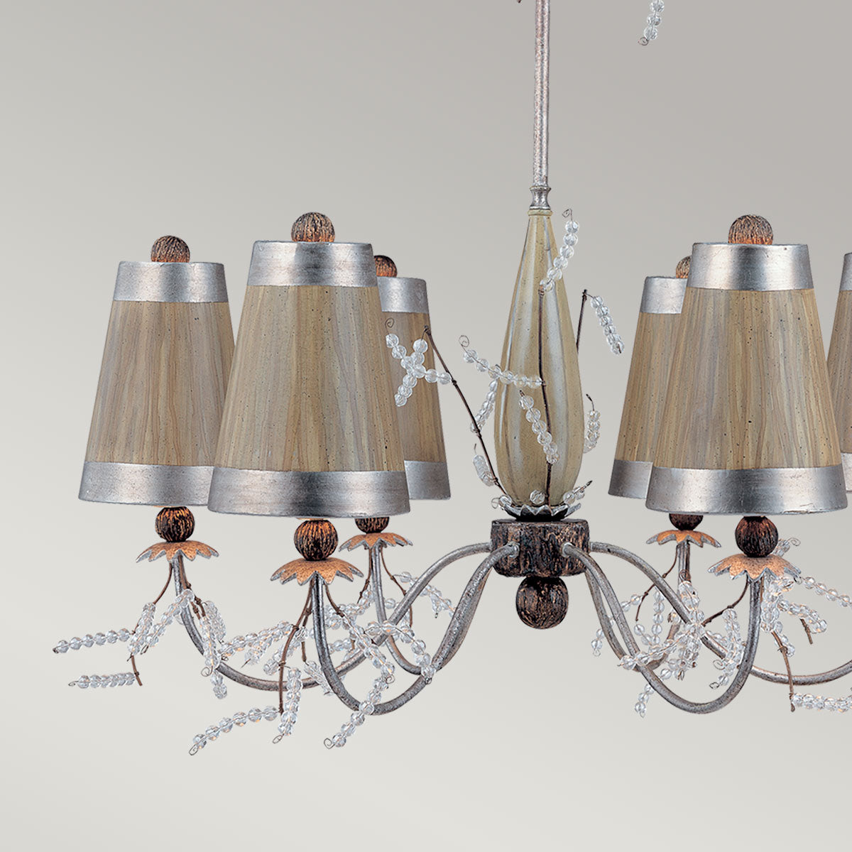 Flambeau Chandelier from the Kristal Luxe range. Kristal Luxe 6 Light Chandelier Product Code = FB-KRISTAL-LUXE6
