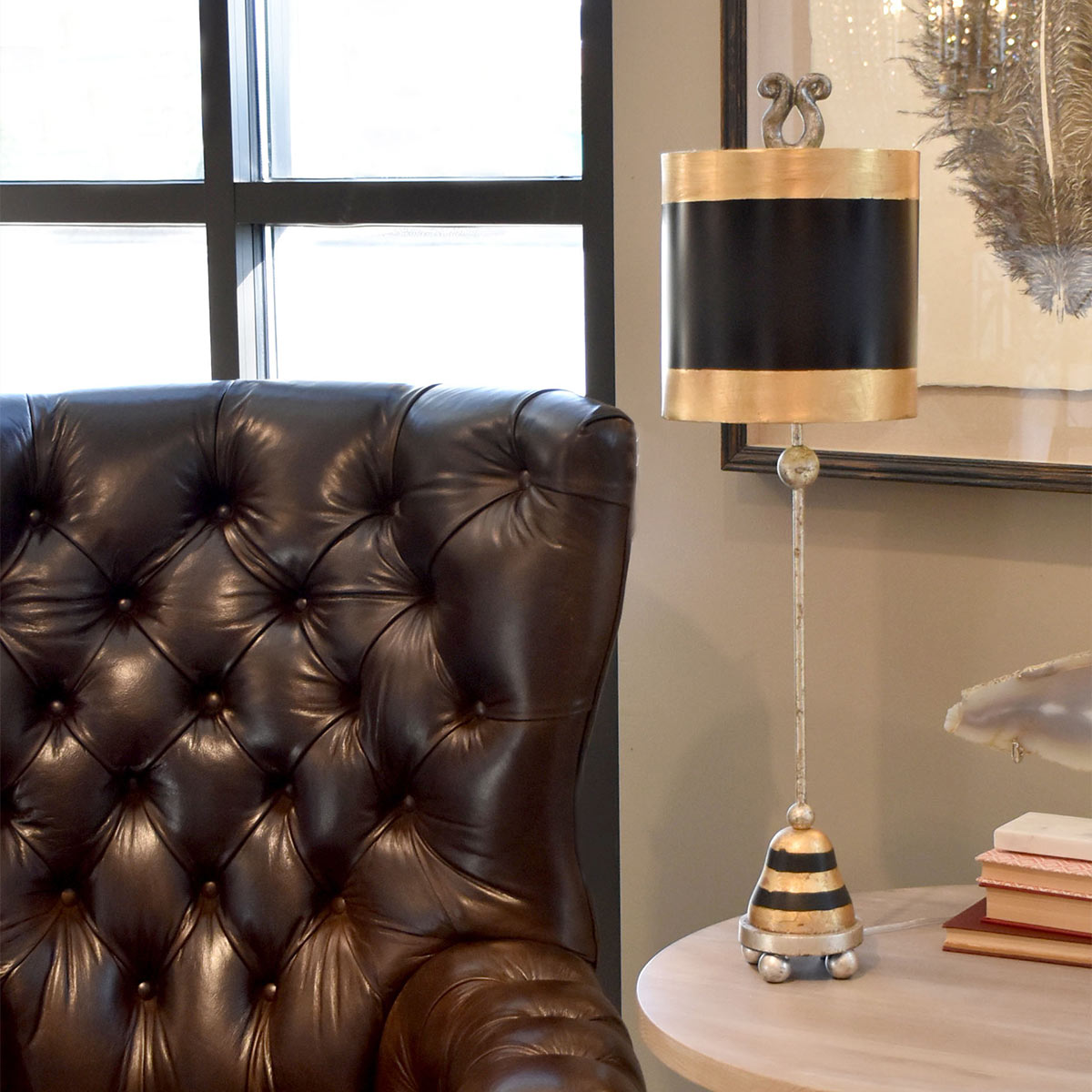 Flambeau Table Lamp from the Phoenician range. Phoenician 1 Light Table Lamp Product Code = FB-PHOENICIAN-TL