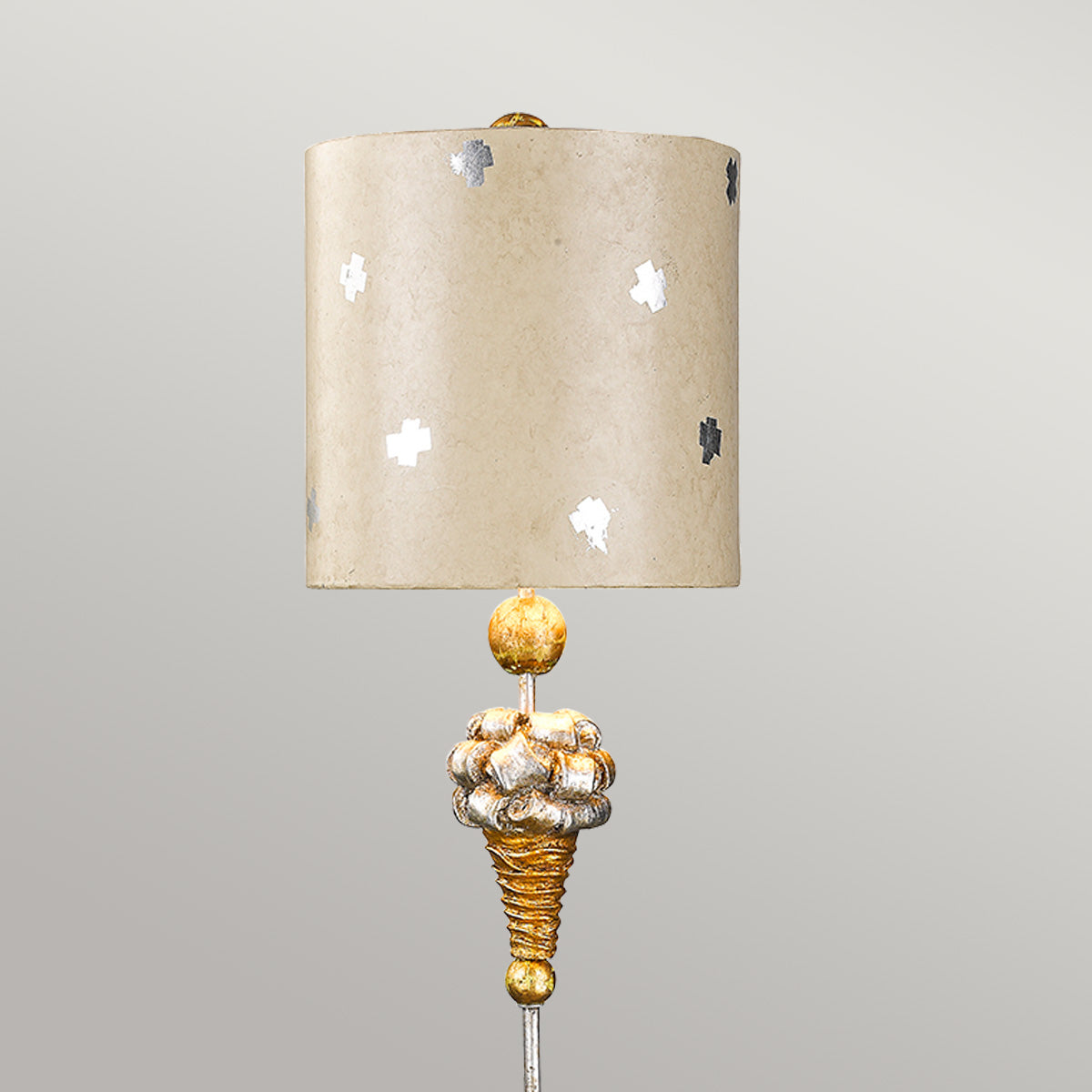 Flambeau Table Lamp from the Pompadour X range. Pompadour X 1 Light Table Lamp Product Code = FB-POMPADOURX-TL