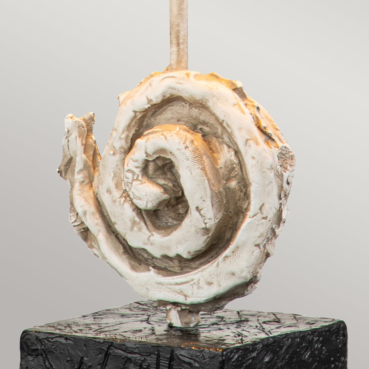 Flambeau Table Lamp from the Swirl range. Swirl 1lt Table Lamp - Bone White Product Code = FB-SWIRL-TL