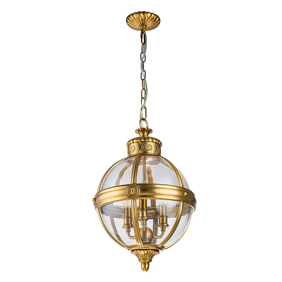 Feiss Chandelier from the Adams range. Adams 3 Light Pendant Chandelier Product Code = FE-ADAMS-3P-BB