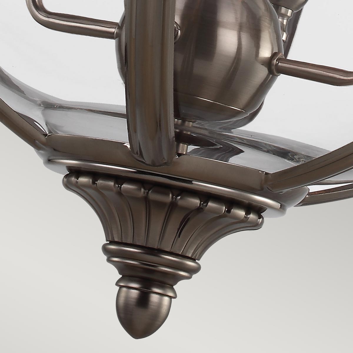 Feiss Chandelier from the Adams range. Adams 4 Light Pendant Chandelier Product Code = FE-ADAMS-4P-ANL