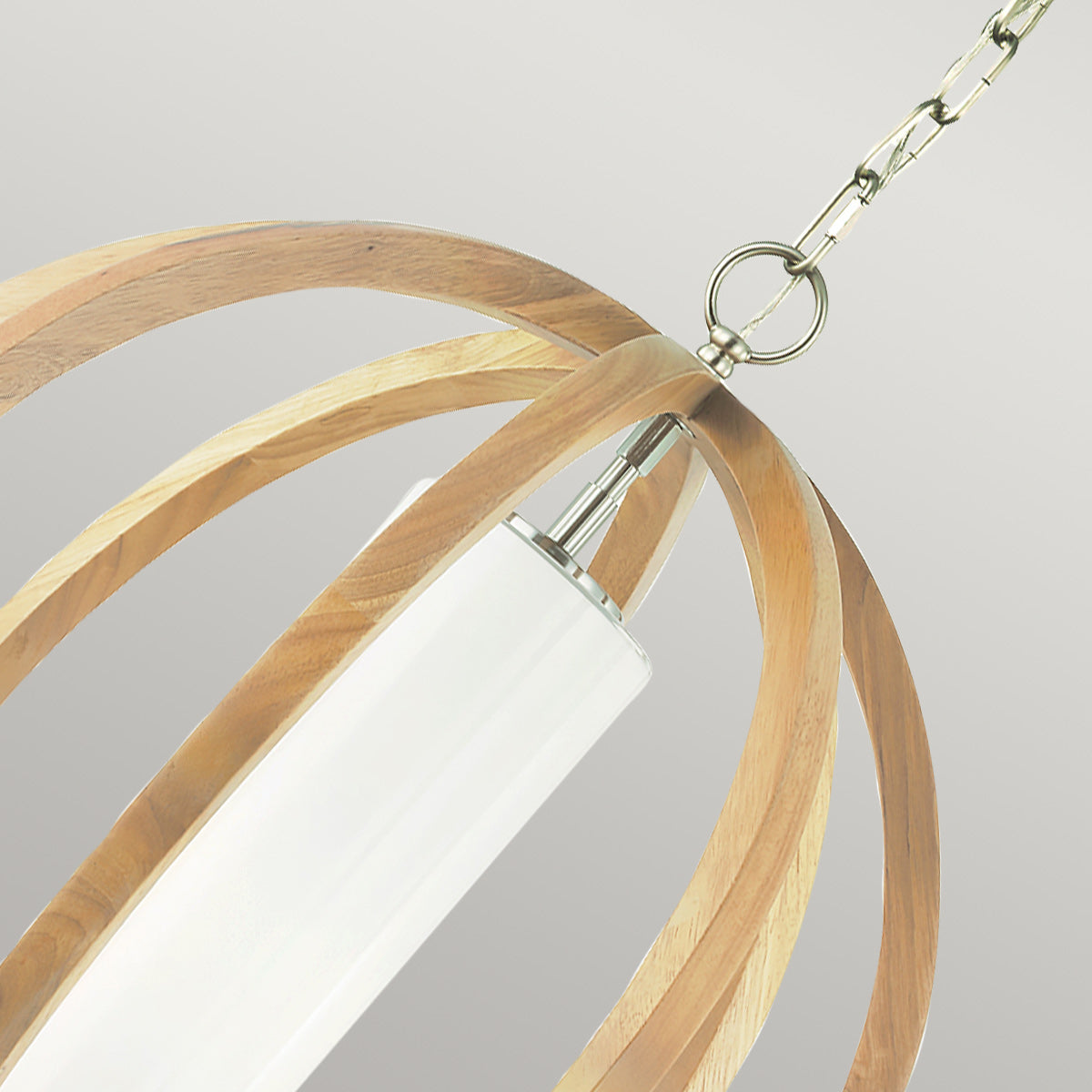 Feiss Pendant from the Allier range. Allier 1 Light Small Pendant Product Code = FE-ALLIER-P-S-LW