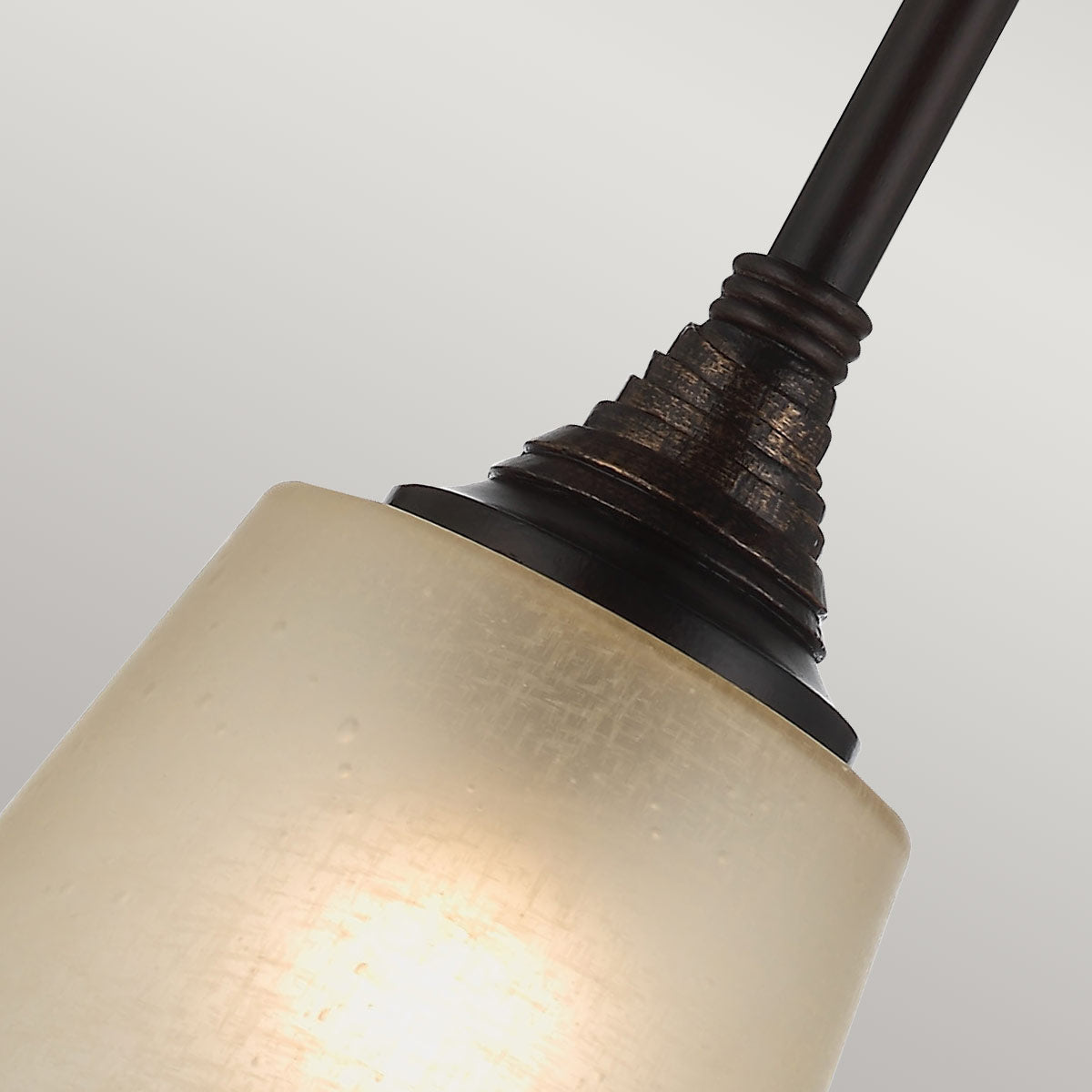 Feiss Pendant from the Arbor Creek range. Feiss Arbor Creek 1Lt Mini Pendant Product Code = FE-ARBOR-CREEK-P