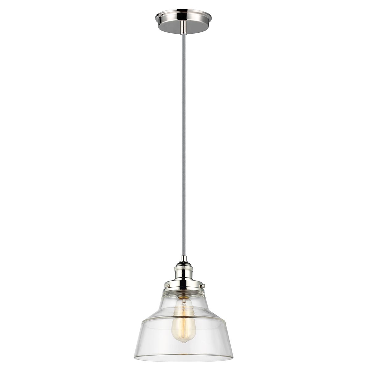 Feiss Pendant from the Baskin range. Baskin 1 Light Pendant Product Code = FE-BASKIN-P-A-PN