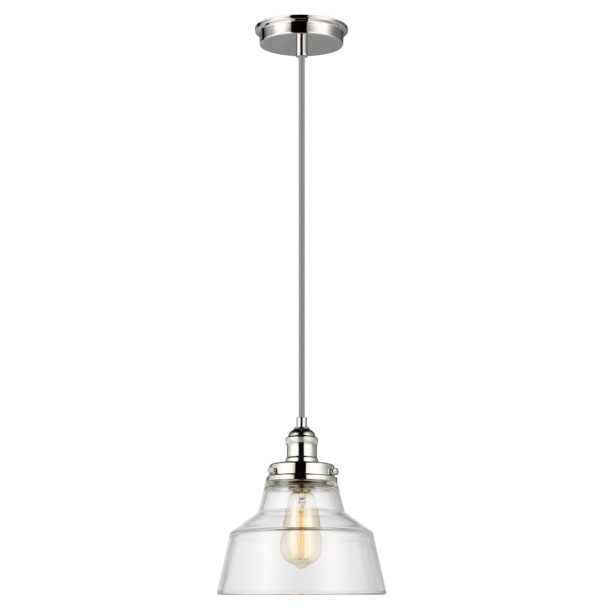 Feiss Pendant from the Baskin range. Baskin 1 Light Pendant Product Code = FE-BASKIN-P-A-PN