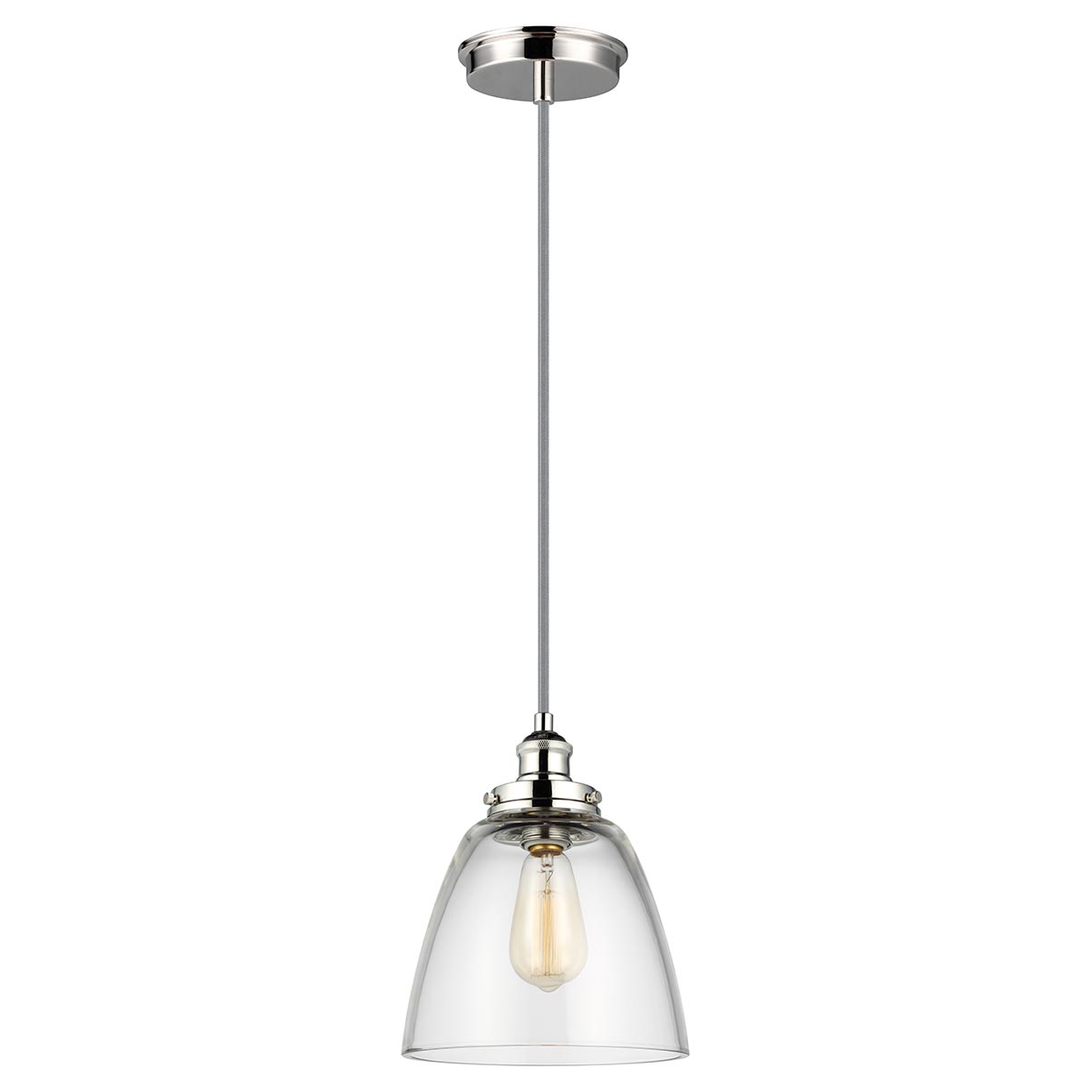 Feiss Pendant from the Baskin range. Baskin 1 Light Pendant Product Code = FE-BASKIN-P-B-PN