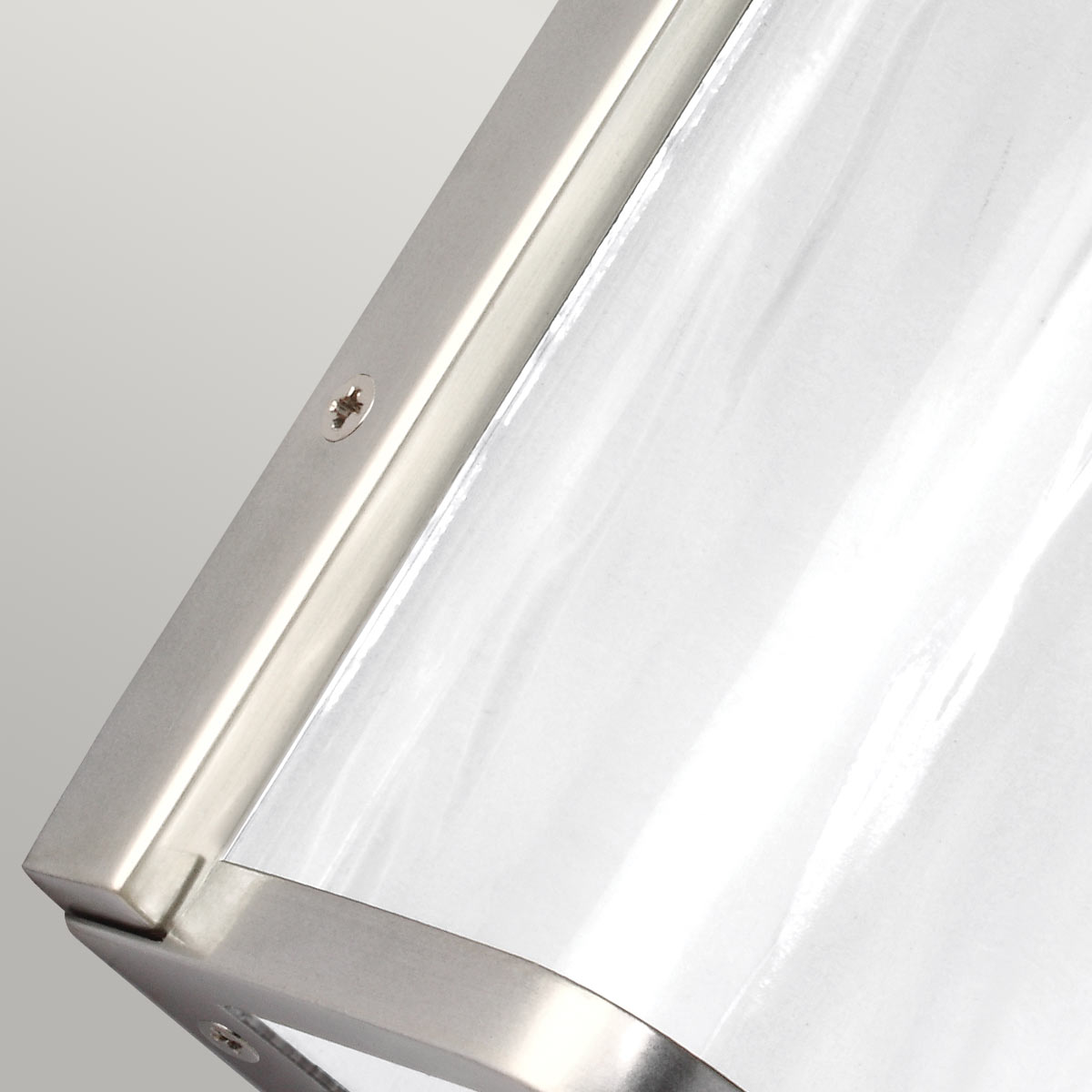 Feiss Outdoor Wall Light from the Bennie range. Bennie 1 Light Large LED Wall Light - Painted Brushed Steel Product Code = FE-BENNIE-L-PBS