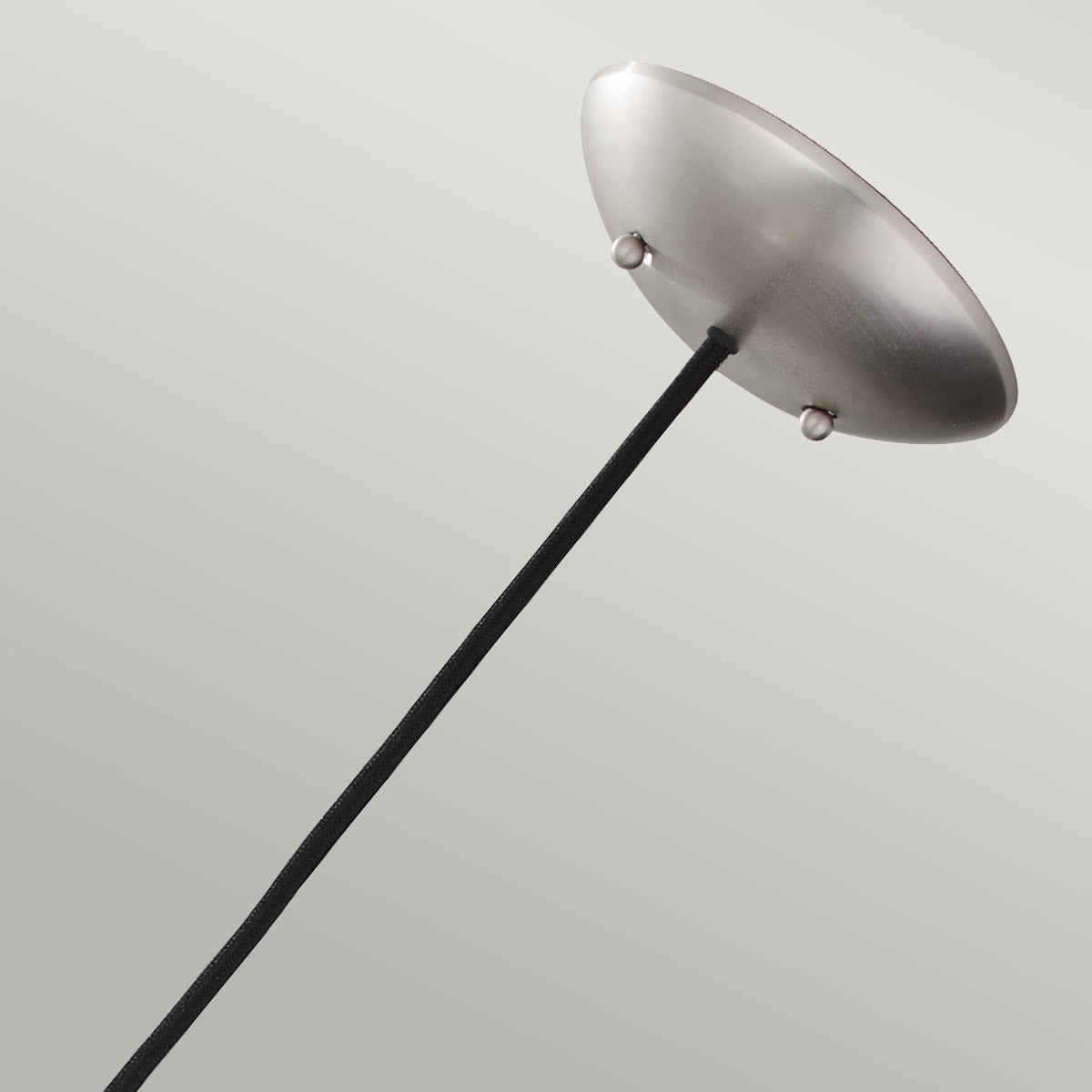 Feiss Pendant from the Beso range. Beso 1 Light Large Pendant - Brushed Steel Product Code = FE-BESO-P-L-BS