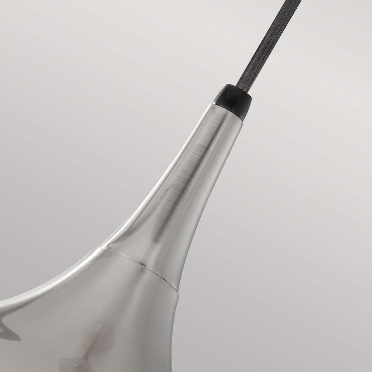 Feiss Pendant from the Beso range. Beso 1 Light Medium Pendant Product Code = FE-BESO-P-M-BS