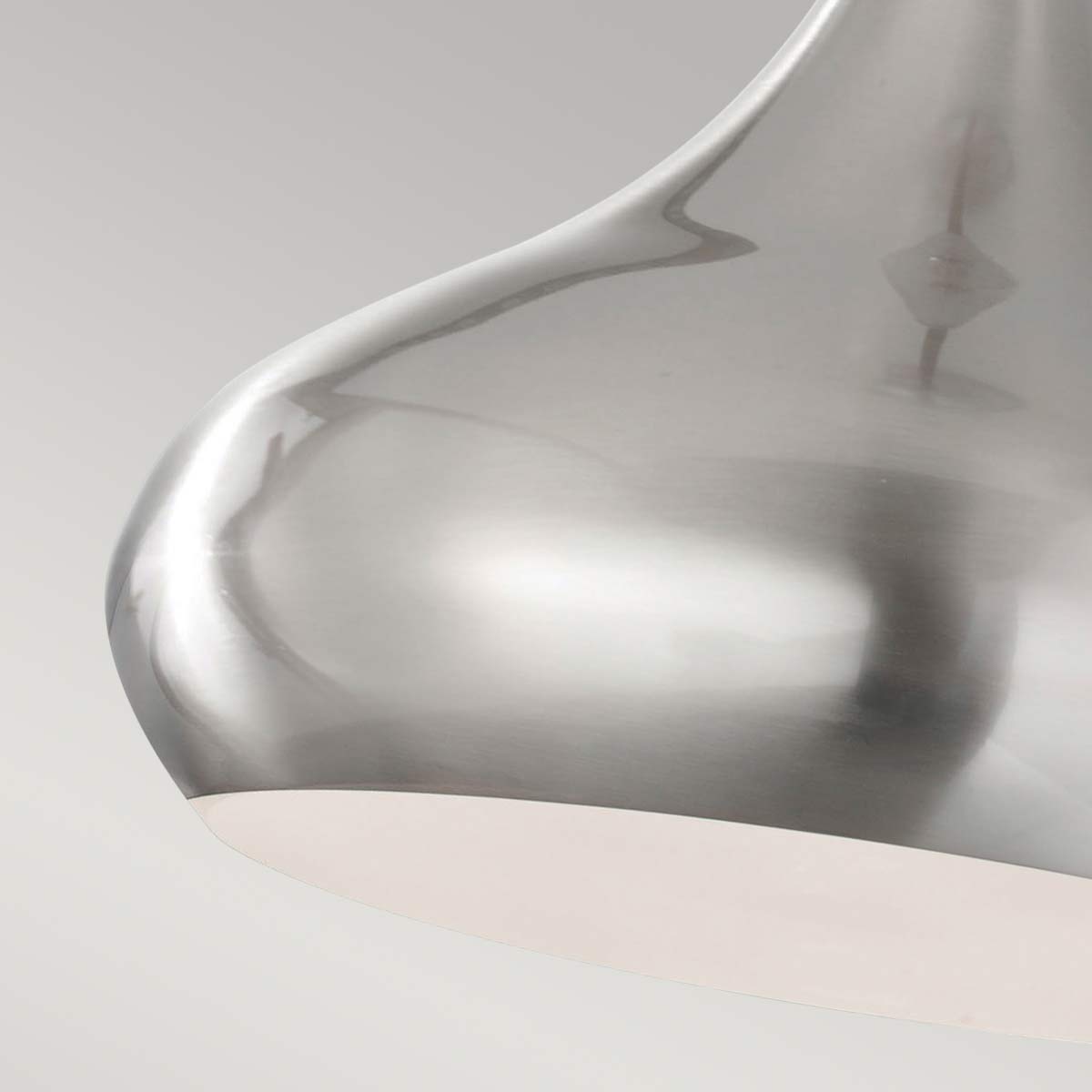 Feiss Pendant from the Beso range. Beso 1 Light Medium Pendant Product Code = FE-BESO-P-M-BS