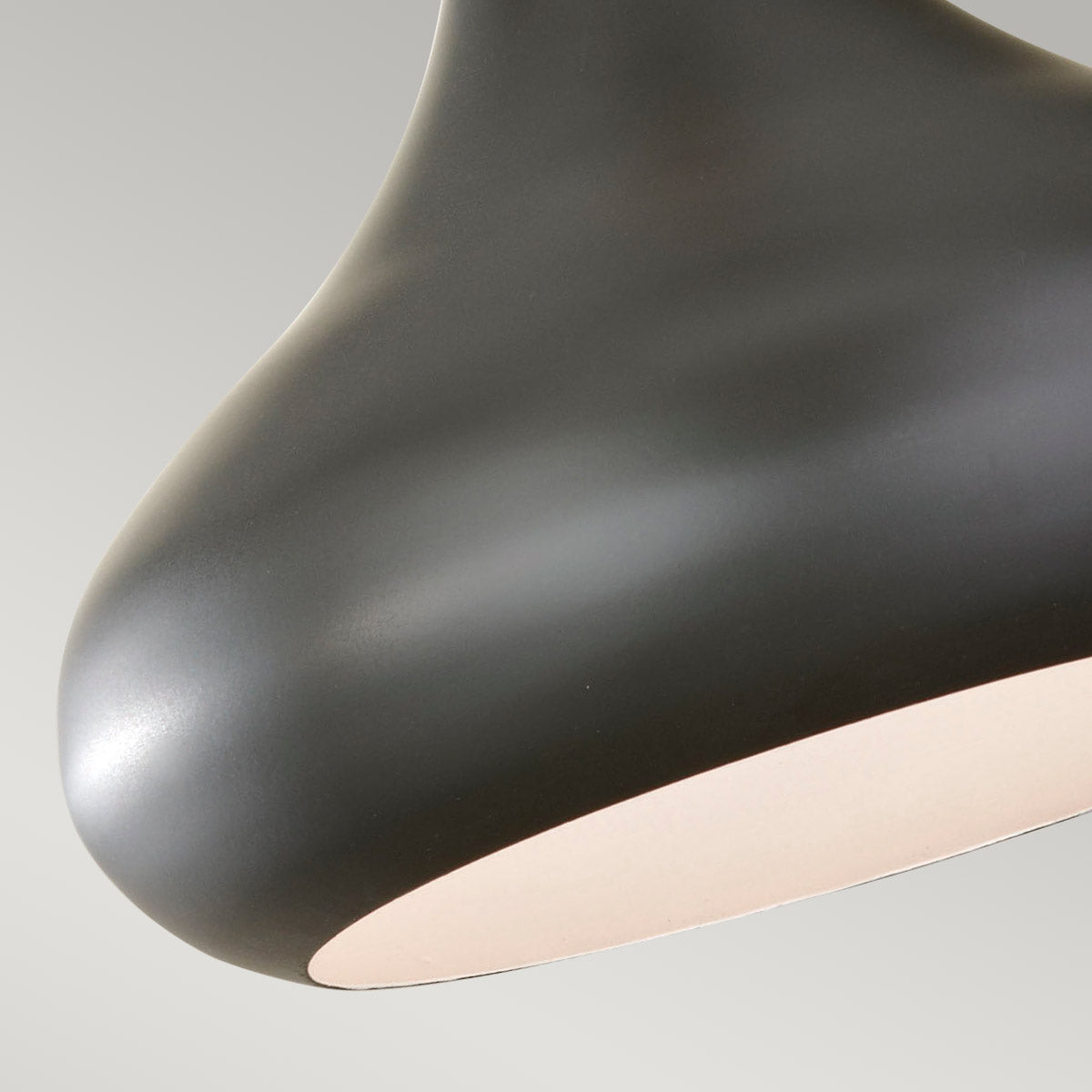 Feiss Pendant from the Beso range. Beso 1 Light Medium Pendant Product Code = FE-BESO-P-M-DBZ