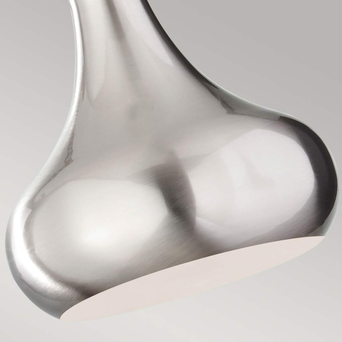 Feiss Pendant from the Beso range. Beso 1 Light Mini Pendant Product Code = FE-BESO-P-S-BS