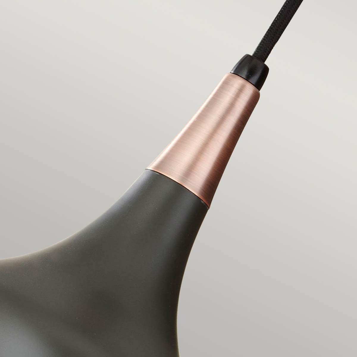 Feiss Pendant from the Beso range. Beso 1 Light Mini Pendant Product Code = FE-BESO-P-S-DBZ