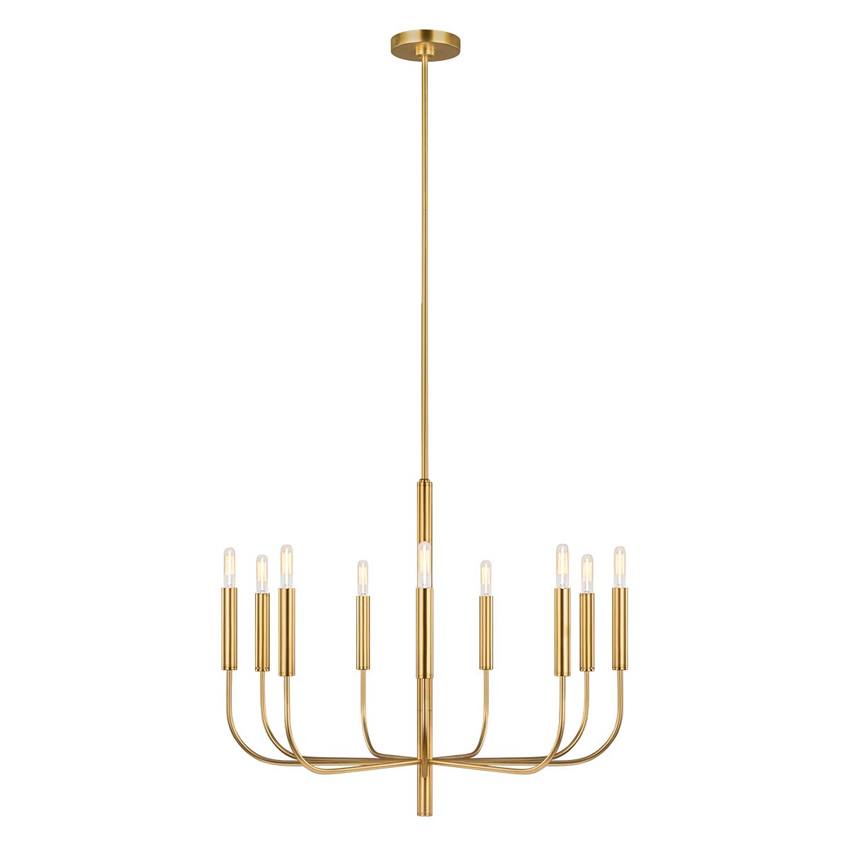 Feiss Chandelier from the Brianna range. Brianna 9 Light Chandelier Product Code = FE-BRIANNA9-BB