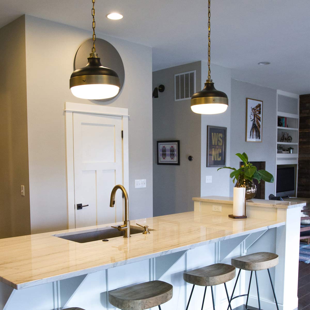 Feiss Pendant from the Cadence range. Cadence 2 Light Pendant Product Code = FE-CADENCE-2P-MB