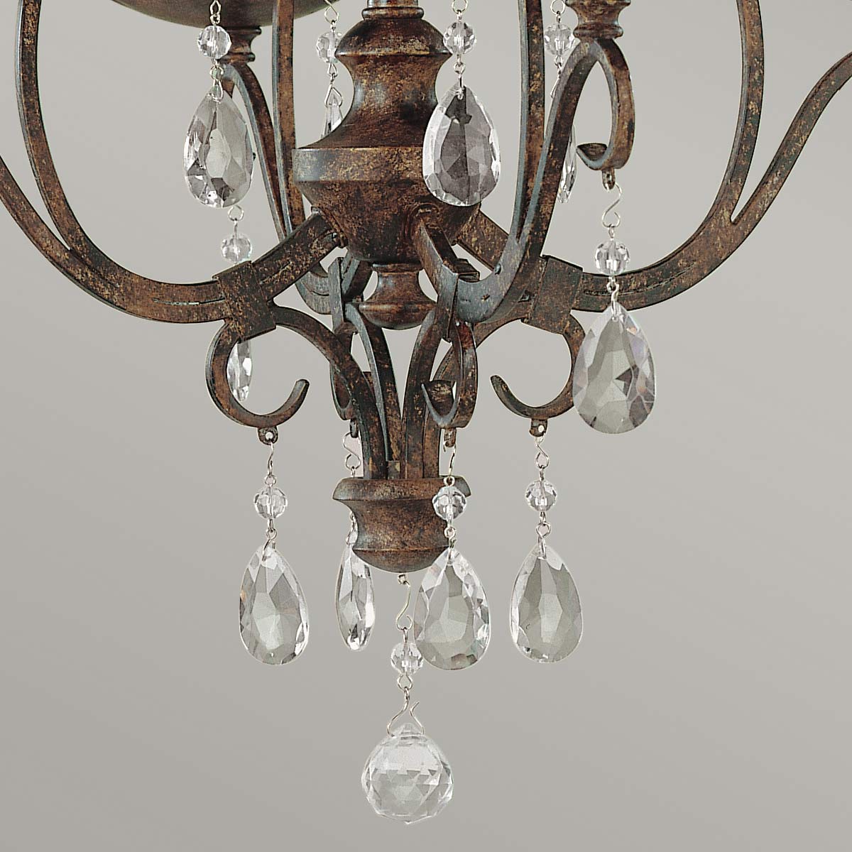 Feiss Chandelier from the Chateau range. Chateau 4 Light Chandelier Product Code = FE-CHATEAU4