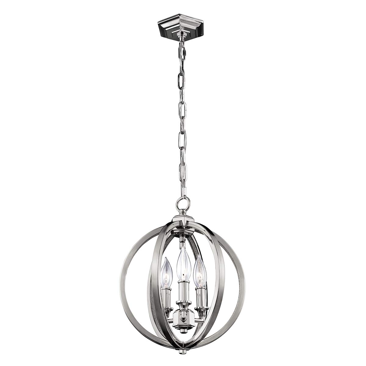 Feiss Pendant from the Corinne range. Corinne 3 Light Small Pendant Product Code = FE-CORINNE-3P-S
