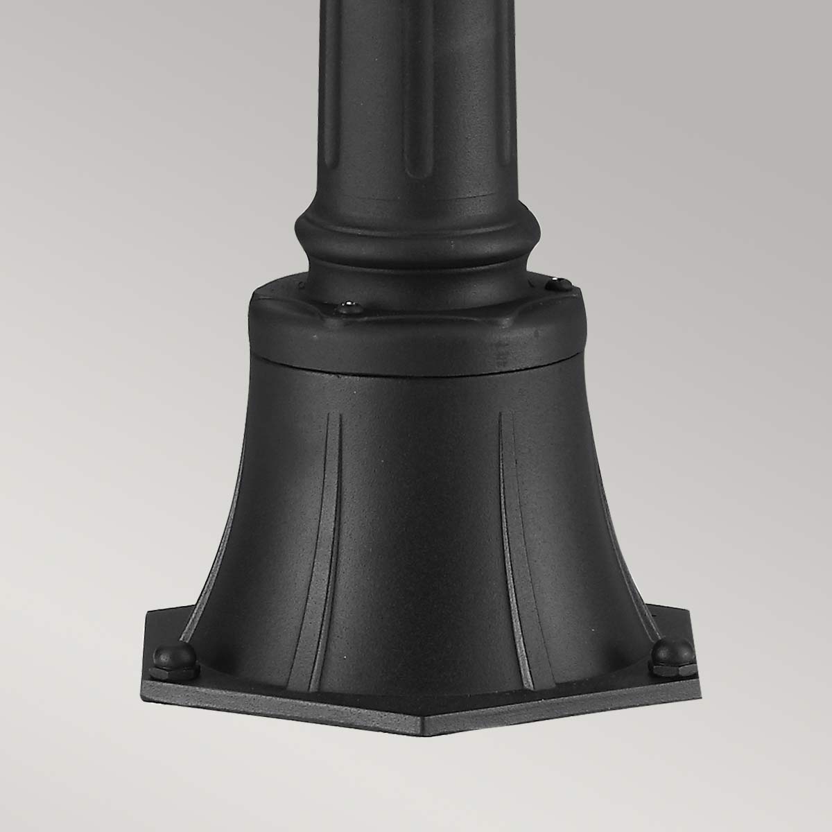 Feiss Pillar Lantern from the Cotswold Lane range. Cotswold Lane 2 Light Medium Pillar Product Code = FE-COTSLN4-M-BK